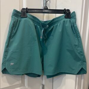 Fabletics Teal Athletic Shorts